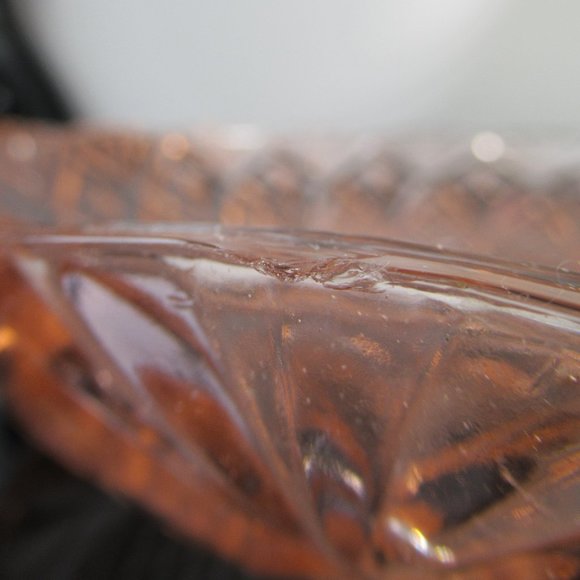 Glass Orange Pink Serving Dish by KIG, Indonesia - Picture 10 of 10